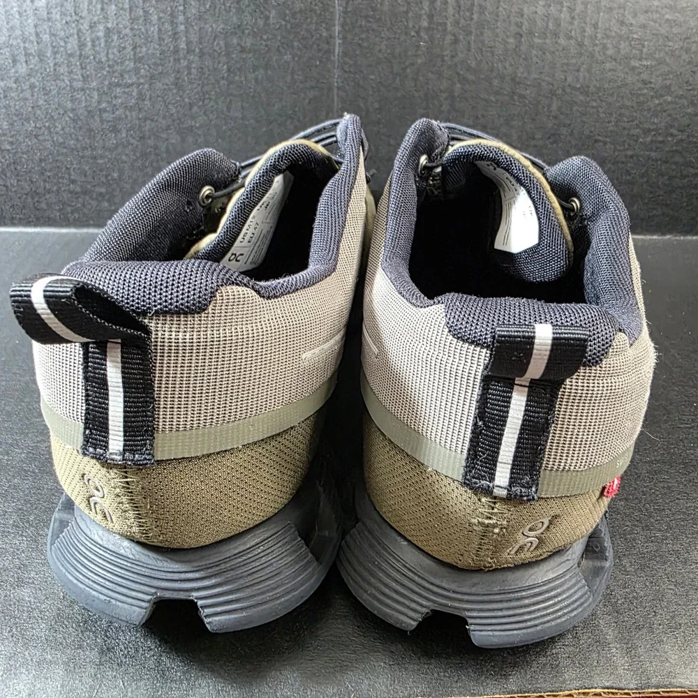 On Cloud Cloudflyer Waterproof Mens Running Shoes Olive Black 59.98840 Size 12
